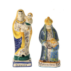 HB Quimper - "Ste Vierge", statuette en 