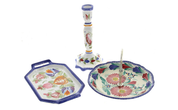 HB Henriot Quimper - Lot de 3 pièces en 