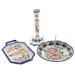 HB Henriot Quimper - Lot de 3 pièces en 