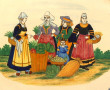 HENRIOT QUIMPER - Paire de plats à bords