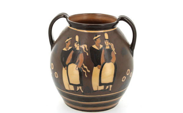HB QUIMPER ODETTA - Important vase en gr
