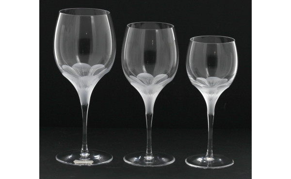 SEVRES - Partie de service de verres à p