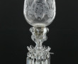 BACCARAT - Photophore en cristal moulé e
