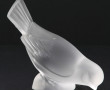 LALIQUE France - Oiseau en cristal dépol