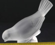 LALIQUE France - Oiseau en cristal dépol