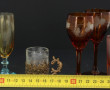 Petite collection de 12 verres à liqueur