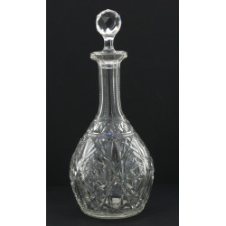 BACCARAT - Carafe en cristal taillé, bou