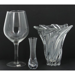 DAUM France - Petit vase soliflore en cr