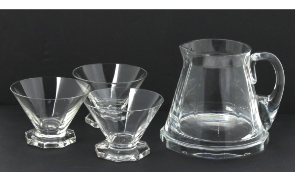 LALIQUE Années 30 - Broc à eau en crista