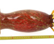 Vase en verre marbré couleur miel, H 33 