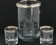 8 verres à pied forme ballon en verre gr