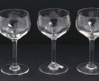 8 verres à pied forme ballon en verre gr