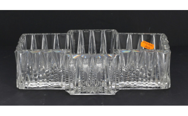 BACCARAT - Jardinière quadrilobée en cri
