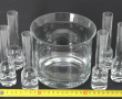 Service à vodka en verre comprenant le s