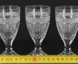 12 verres anciens à porto en cristal mou