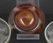 Paire de coupelles anciennes en cristal,