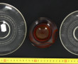 Paire de coupelles anciennes en cristal,