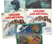 Caisse de disques dont disques d'artiste