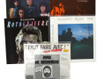 Caisse de disques dont disques d'artiste
