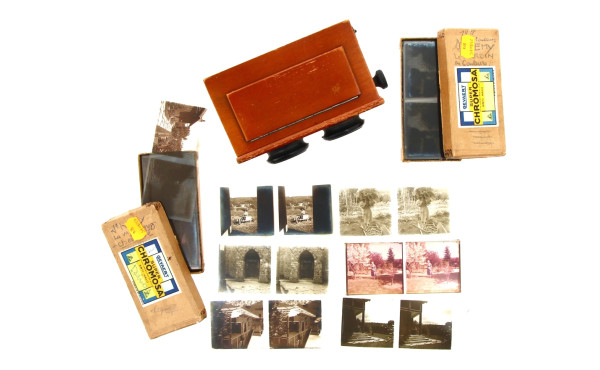 Stéréoscope PLANOX avec quelques plaques