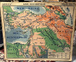 Deux grandes cartes pédagogiques, thème 