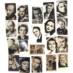 Lot d'une quarantaine de photos et carte