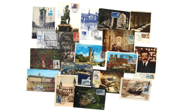 18 cartes postales maximums