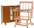 Petite chaise de bébé ou poupée laquée r