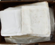 Lot de linge de table ancien damassé et 