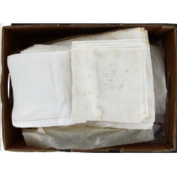 Lot de linge de table ancien damassé et 