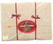 2 draps en coton pur d'Armentières, brod