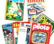Lot de BD souples et qqs rigides Tintin,