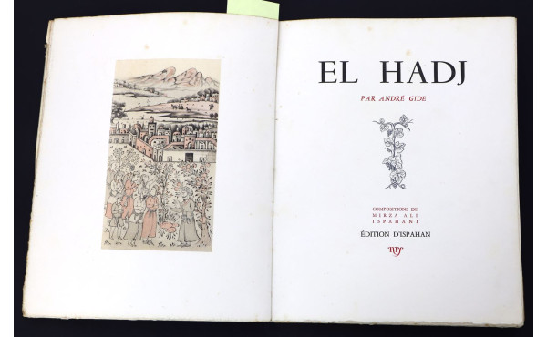 André GIDE et Mirza Ali ISPAHANI - "El H
