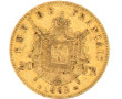 20 fr Nap III tête laurée 1862 or, poids