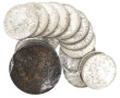 Lot de pièces en argent : 16 pièces de 5