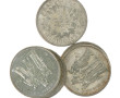 5 p. 10 fr argent années 60/70 poids 125