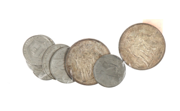 Lot de 2 pièces de 10 F en argent : on y