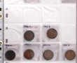 FRANCE - Classeur de monnaies 1 cts, 2 c