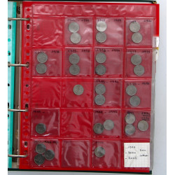 FRANC - Collection de 256 pièces en méta