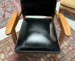 Fauteuil des années 50/60 assise skaï no