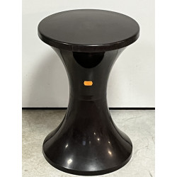 Tabouret tamtam en plastique marron anné