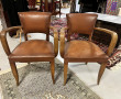 Paire de fauteuils bridges anciens assis