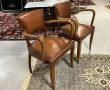 Paire de fauteuils bridges anciens assis
