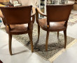 Paire de fauteuils bridges anciens assis