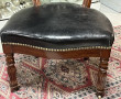Fauteuil de bureau XIXème recouvert d'un