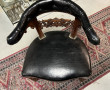 Fauteuil de bureau XIXème recouvert d'un