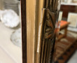 Trumeau et sa console 1/2 lune en bois e
