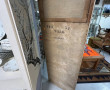 Trumeau et sa console 1/2 lune en bois e