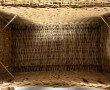 Malle en osier, H 56 x L 82 x P 42 cm