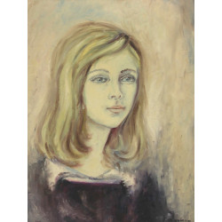 Ecole Italienne (Xxème) "Portrait de jeu